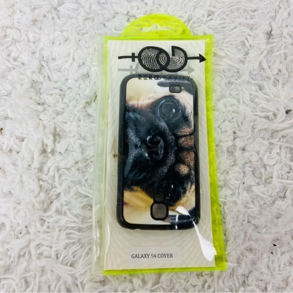 Pug face Design Galaxy S4 Cover - Black